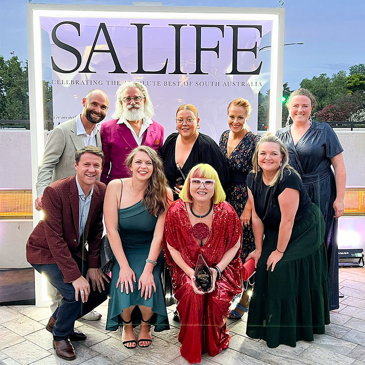 Adelaide Fringe CEO Heather Croall and Staff at SALIFE ABSOLUTE BEST AWARDS 2023.
